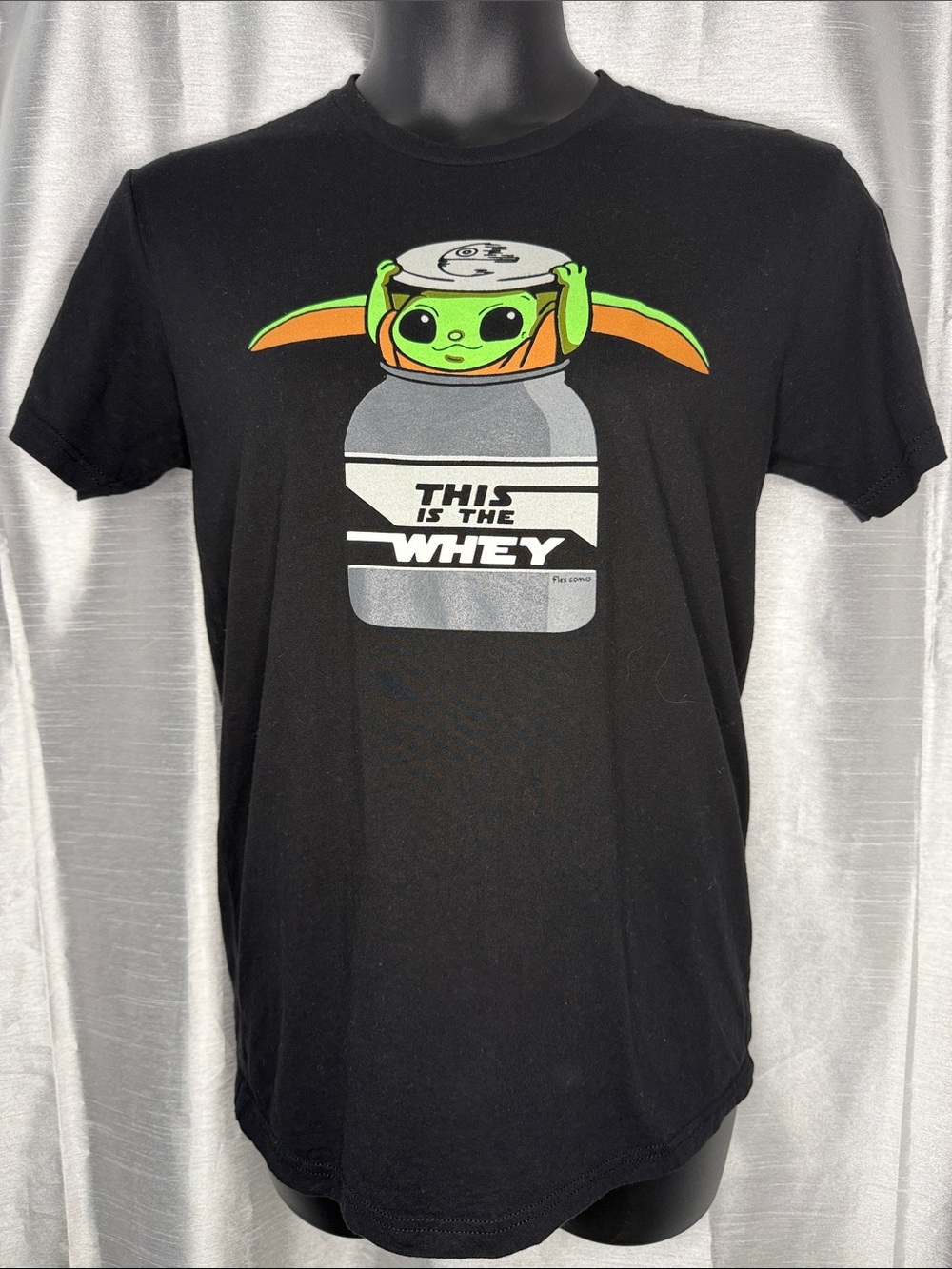 THIS IS THE WHEY Star Wars Grogu Graphic Crewneck T Lifestyle Athletic Unisex M